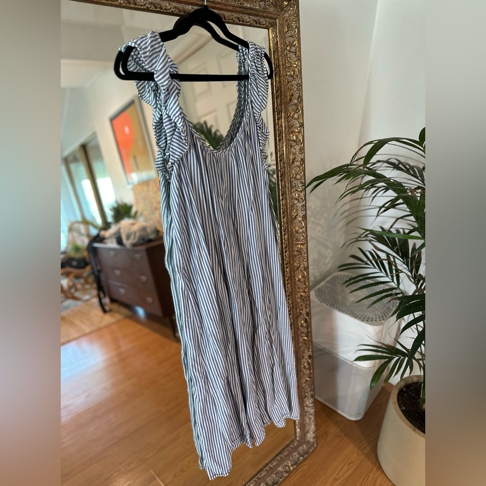 JCREW STRIPED NAP DRESS